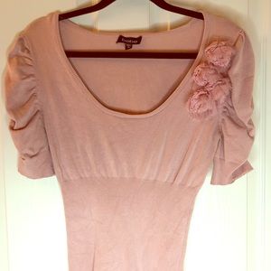 Blush Pink Knit Sweater